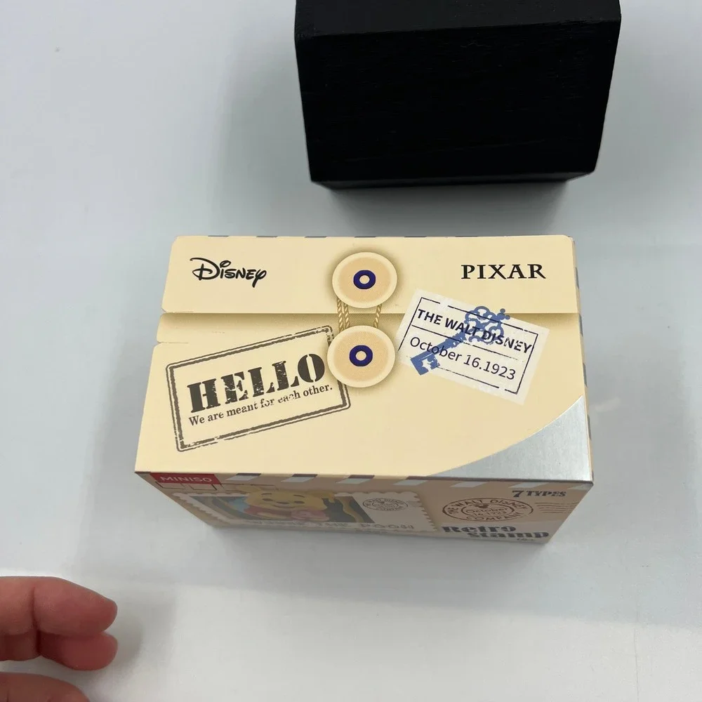 MINISO Disney Retro Stamp Surprise Box Sealed Blind Box Mickey Pooh Stitch